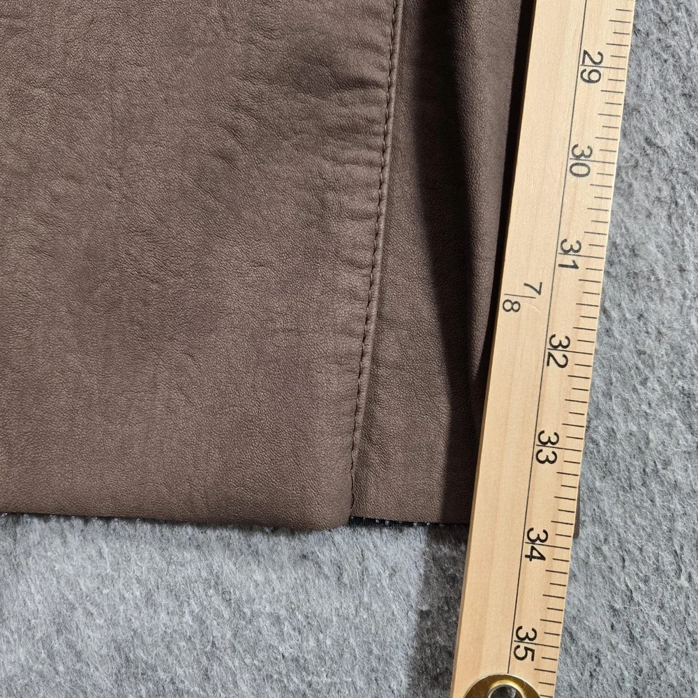 MNML Jeans Mens 36x34 Brown Dark Wash Bootcut 5 Pocket Denim Casual Pants